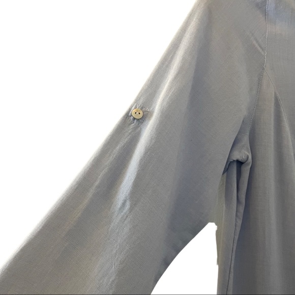 J. Jill Button Up Dress with Pockets & Embroidery Detail - Picture 6 of 14